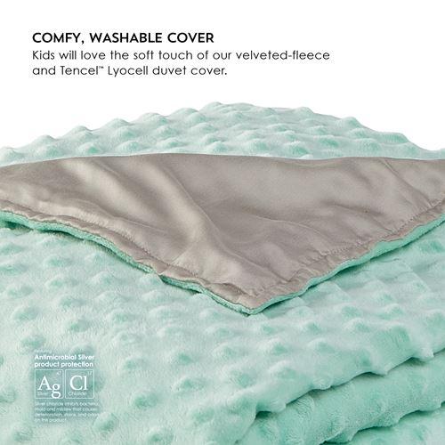 PureCare Zensory 7lb Kids Weighted Blanket + Duvet Cover - Image 4