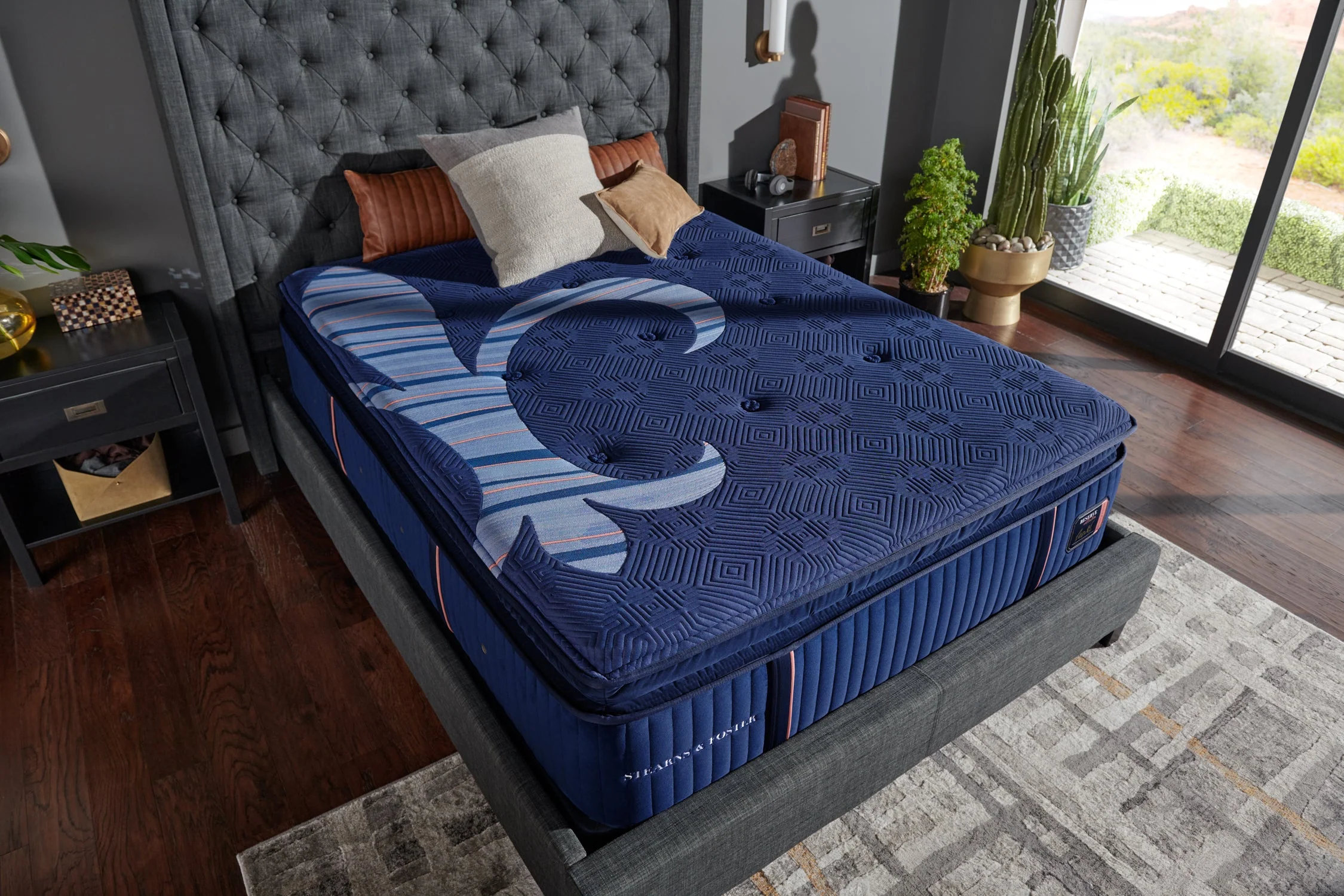 Stearns & Foster Reserve 17" Firm Euro Pillow Top Mattress - Image 4