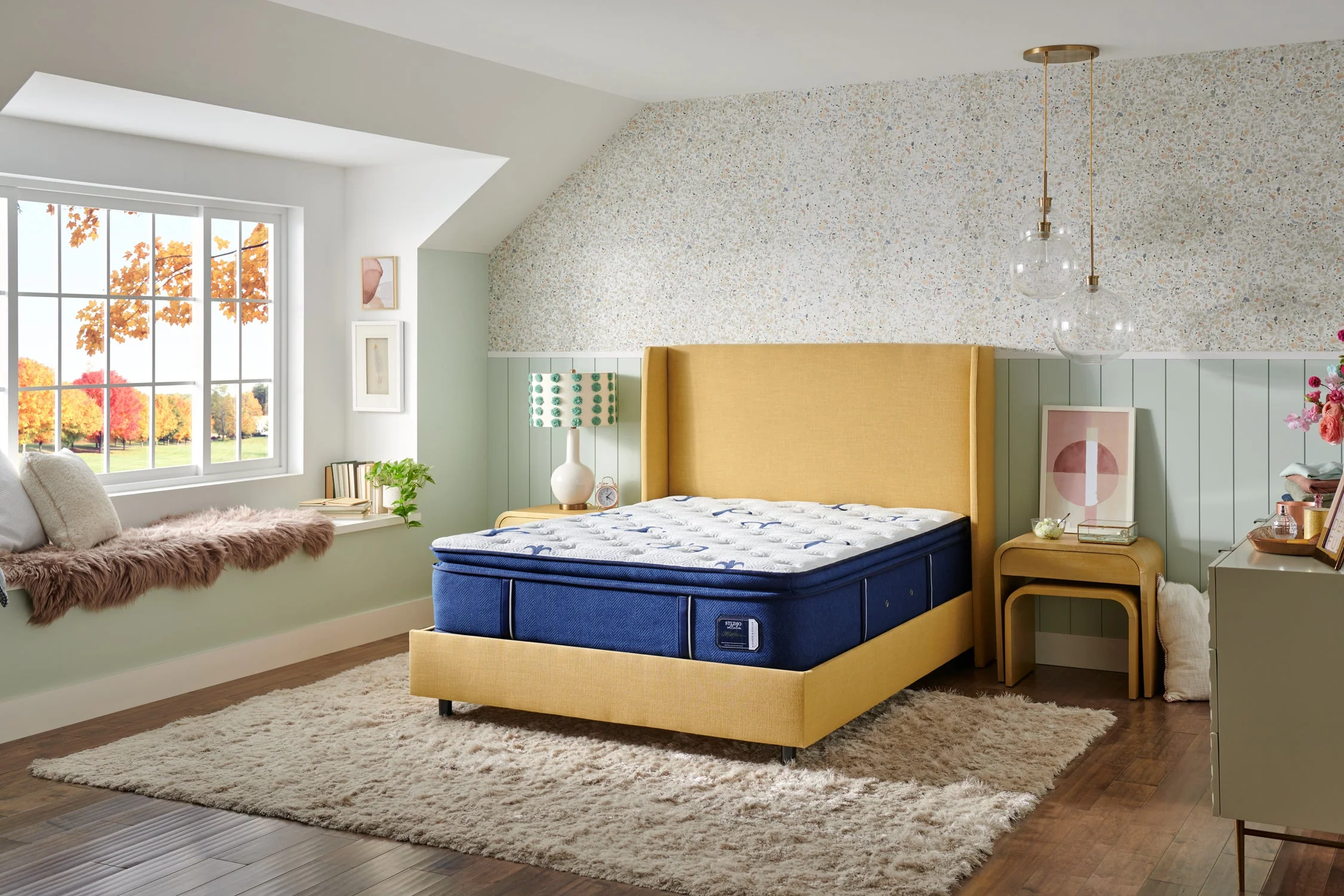 Stearns & Foster Studio Euro Pillow Top Medium Mattress - Image 5