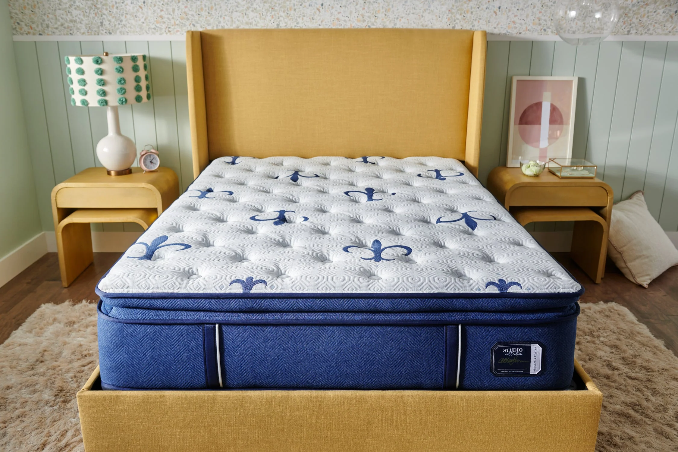 Stearns & Foster Studio Euro Pillow Top Medium Mattress - Image 6